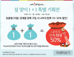 딜라이트 보청기, 설 맞이 1+1 특별 기획전