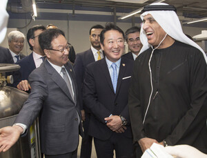 코오롱생명과학·코오롱티슈진, UAE 라스알카이마 국왕 방문