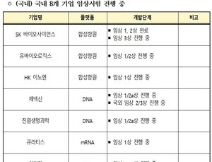 국산 코로나19 백신 임상3상 효능평가 시작…내년 허가 목표