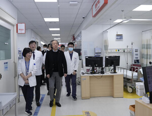 정기석 건보 이사장, 설연휴 대비 일산병원 응급진료체계 점검
